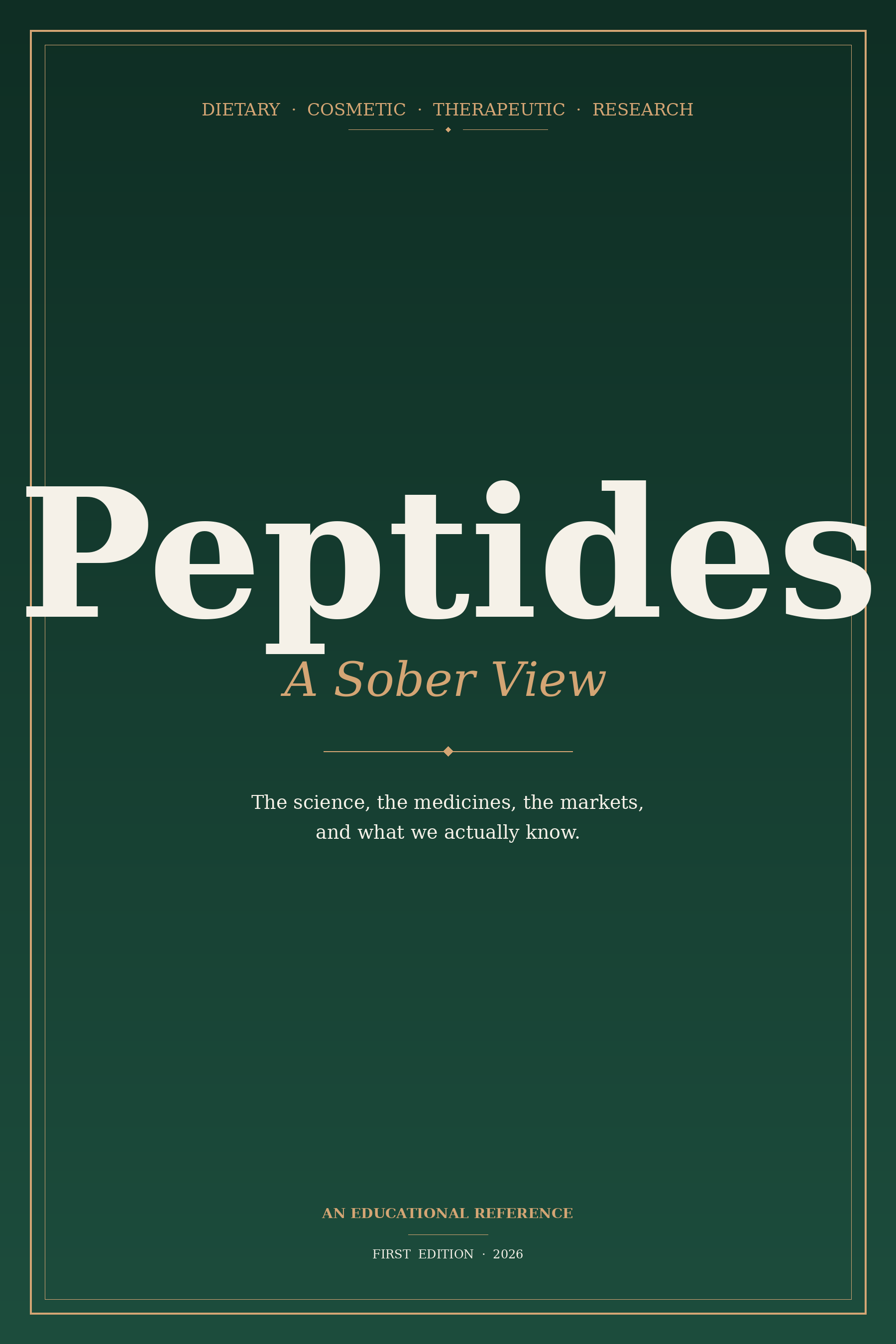 Peptides: A Sober View — book cover
